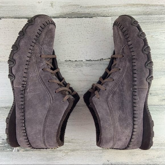 SKECHERS Brown Suede Chukka Boots Size 9.5 Wide - Picture 6 of 9